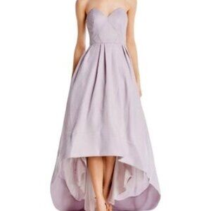 Lilac Gray Bariano High-Low Gown